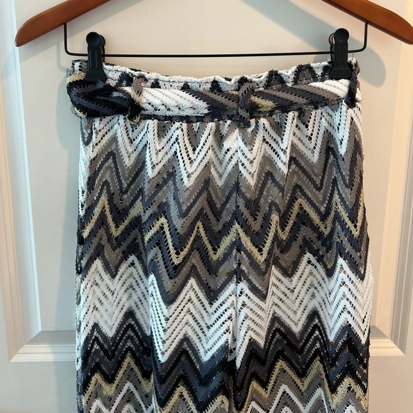 NWT Trina Turk DRIFT SIDE SLIT CROCHET PANT - Picture 8 of 16